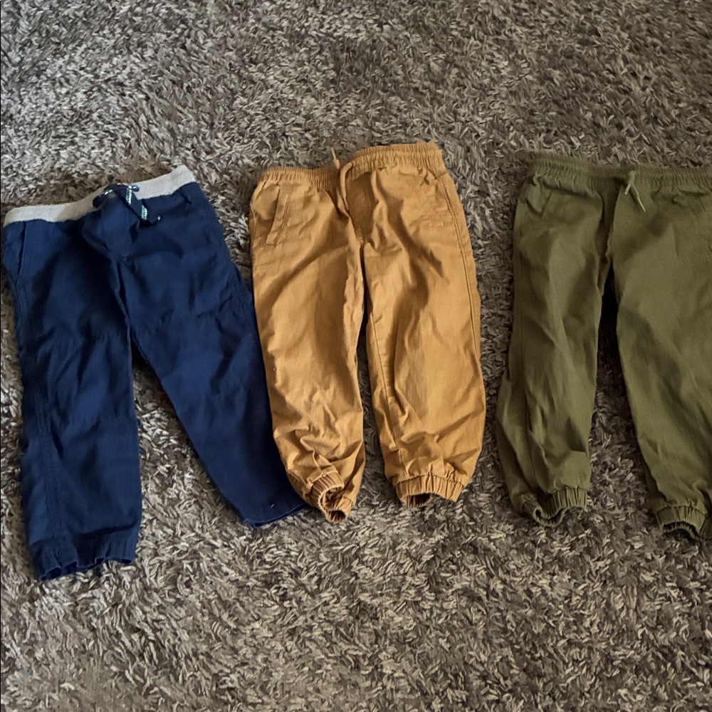 Old Navy Kids Joggers - Navy, Mustard, Olive